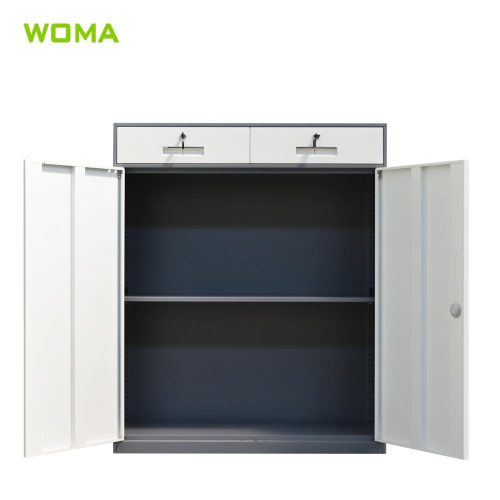 Swing door file cabinet