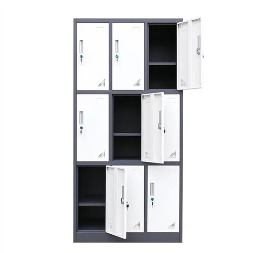 Metalni ormarić sa 9 vrata